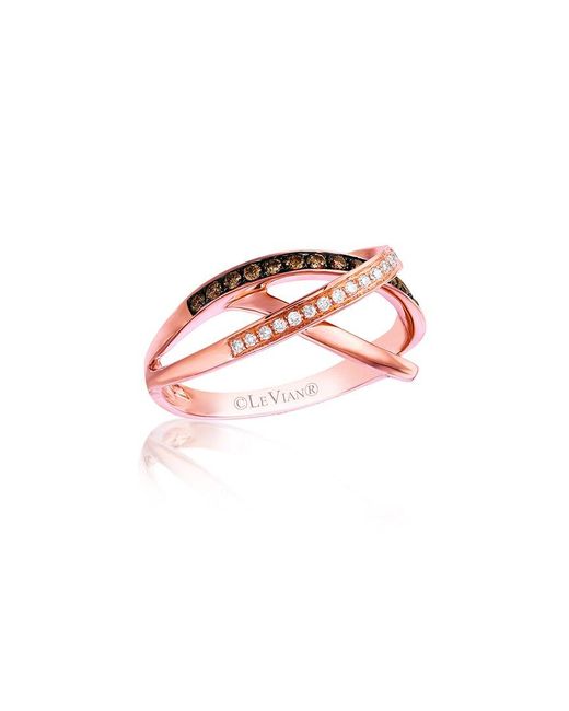Le Vian Pink 14k Strawberry Gold® 0.23 Ct. Tw. Diamond Ring