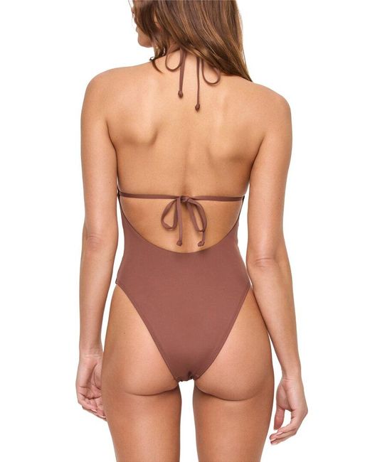 LSPACE Brown Desert Days Classic One-Piece