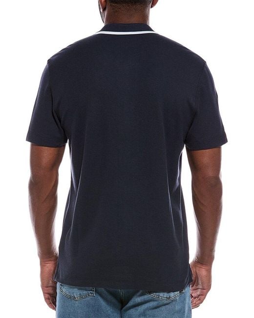ATM Blue Pique Shirt for men