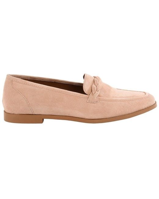 Seychelles Pink Afternoon Stroll Suede Loafer