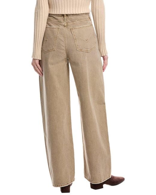 Hudson Natural Bailey Burnt Khaki Relaxed Barrel Jean