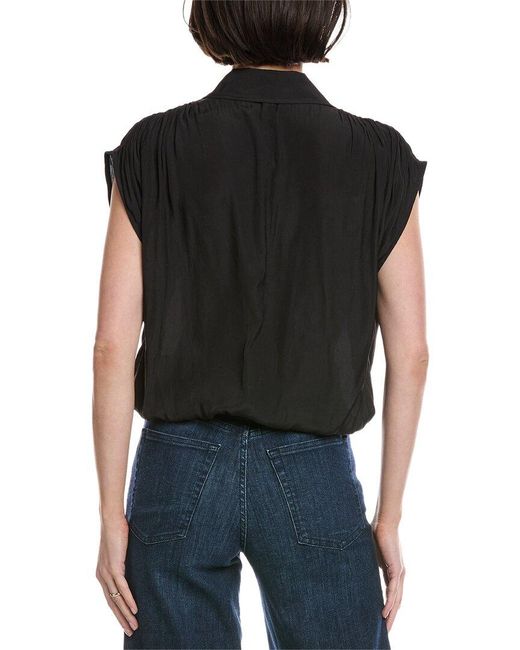 Ramy Brook Black Cyra Top