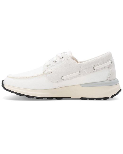 Eastland White Leap Trainer Leather Sneaker