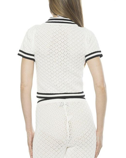 Alexia Admor White Brinley Top