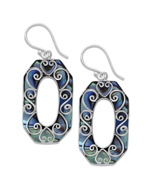 Samuel B. Blue Silver Earrings