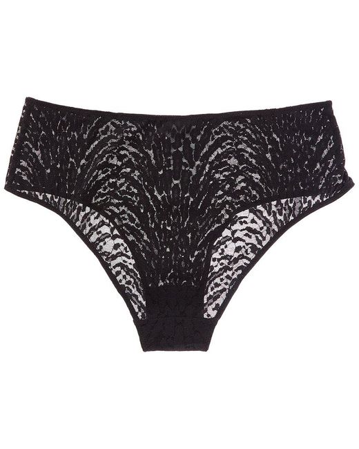 Wolford Black Hiphugger Retro Brief