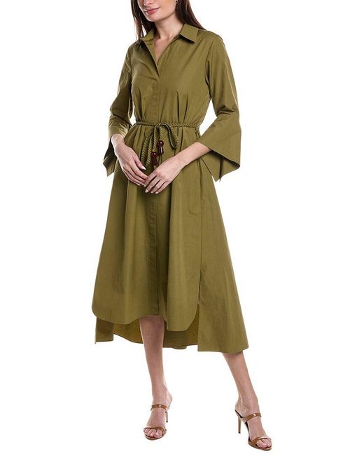 Lafayette 148 New York Green Ballet Studio Dress