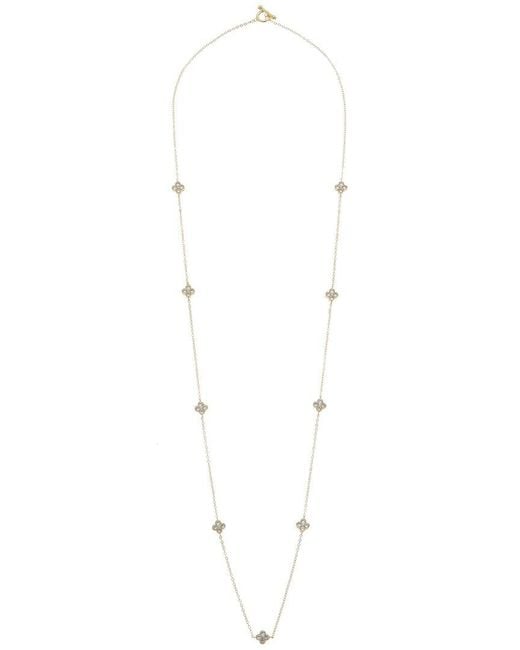 Juvell Metallic Plated Cz Toggle Necklace