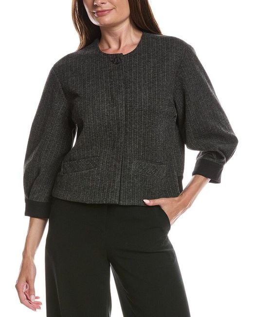 Wit & Wisdom Black Crop Jacket