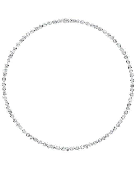 VOWE Natural 14K 7.00 Ct. Tw. Lab-Grown Diamond Necklace
