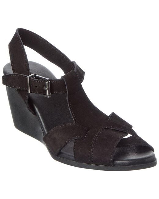 Arche Black Egypse Leather Sandal