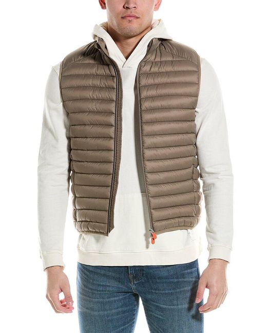 Save The Duck Natural Adam Vest for men