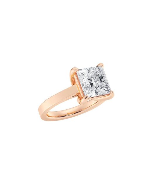 Lab Grown Diamonds White 14K 4.00 Ct. Tw. Lab-Grown Diamond Solitaire Engagement Ring