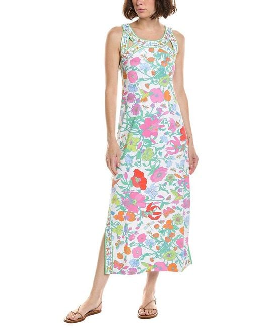 Gretchen Scott White Isosceles Maxi Dress
