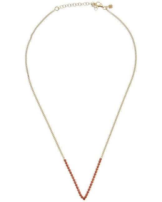 Meshmerise Metallic 18K Over 2.00 Ct. Tw. Citrine Necklace