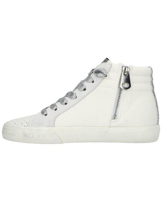Vintage Havana Multicolor Gadol High 17 Leather & Suede-Trim Sneaker