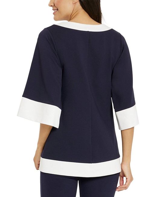 Jude Connally Blue Ophelia Pullover Top