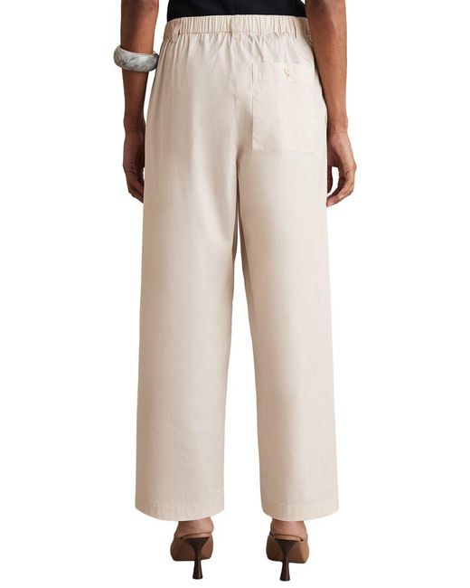 Reiss Natural Osbourne Cropped Trouser