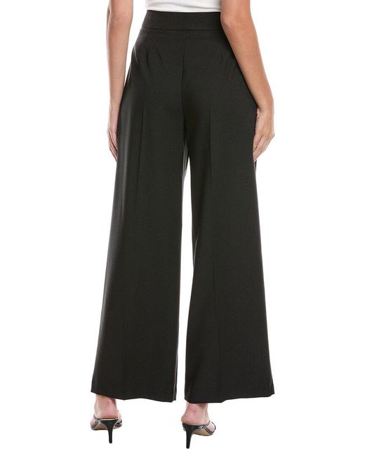 Tahari Black Wide Leg Pant