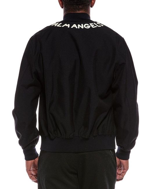 Palm Angels Black Jacket for men