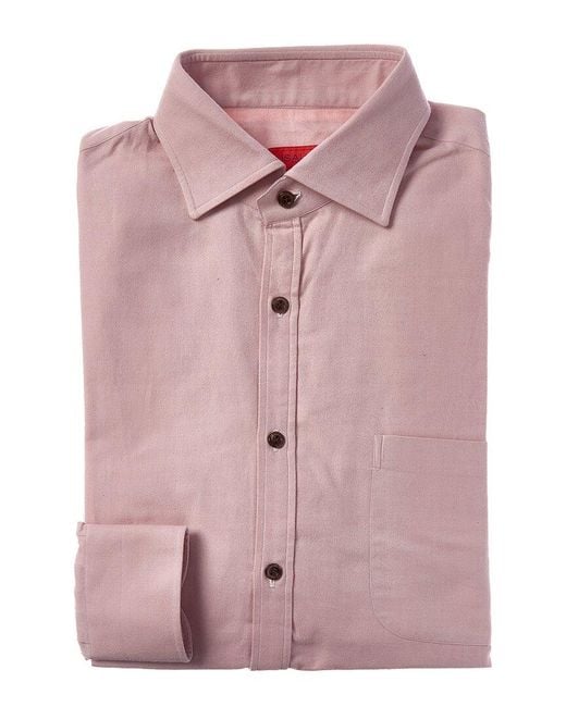 Isaia Pink Italia Sport Shirt for men