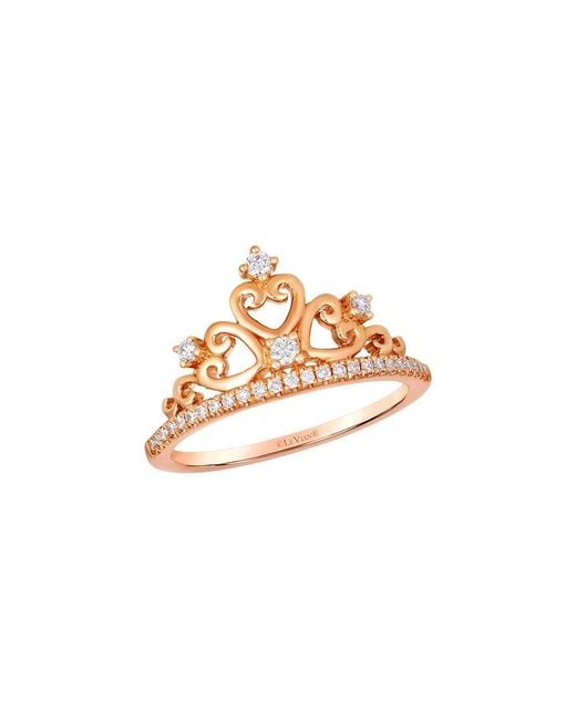 Le Vian Metallic Le Vian 14K Rose 0.19 Ct. Tw. Diamond Ring