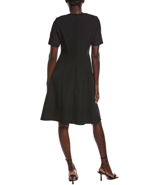 Rene Ruiz Black Embroidered Cocktail Dress