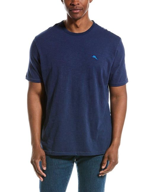 Tommy Bahama Blue Red White And Marlin Lux T-shirt for men