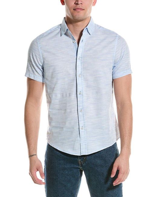 Report Collection Blue Shirt for men