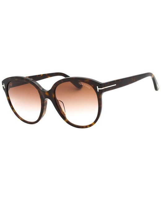 Tom Ford Brown 58Mm Sunglasses
