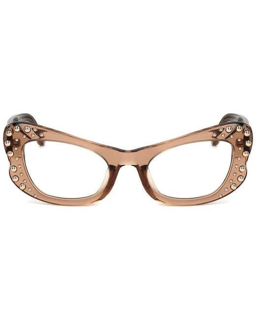 Linda Farrow Brown Agent Provocateur By Ap56 51mm Optical Frames