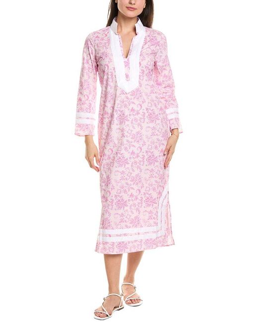 Sail To Sable Pink Classic Maxi Tunic