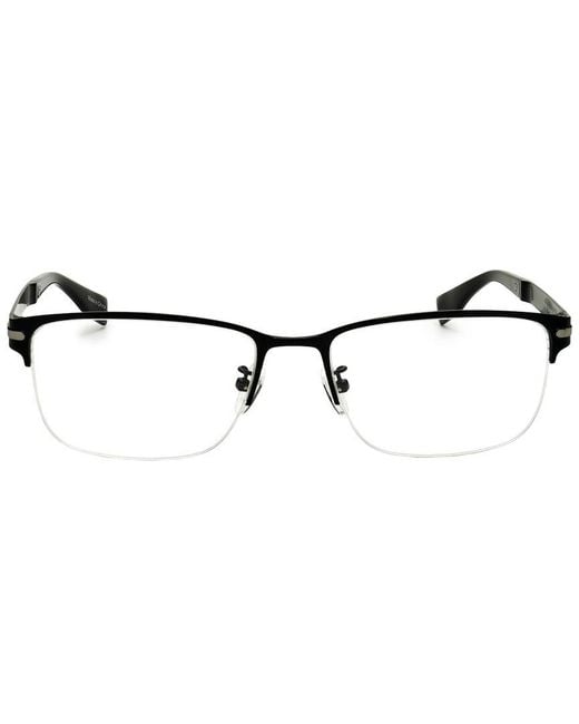 Trussardi Black Vtr119 56Mm Optical Frames
