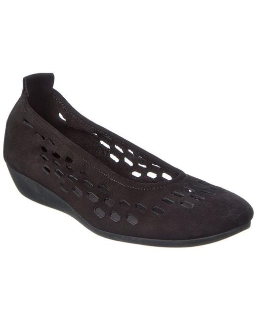 Arche Black Onizza Leather Flat