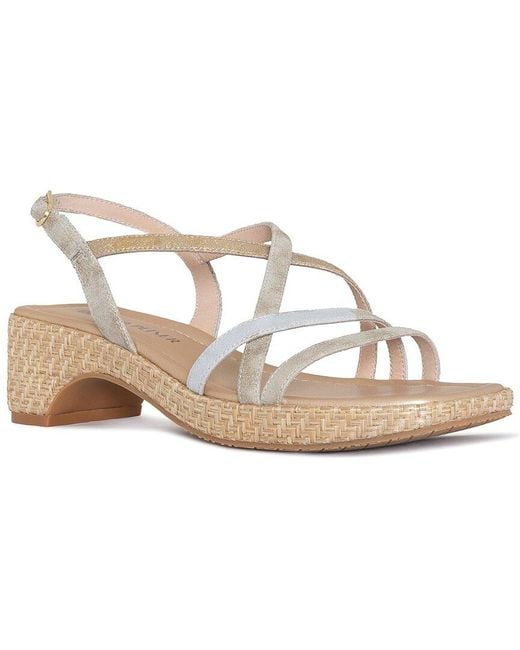Donald J Pliner White Rosalie Leather Sandal