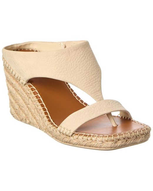 Franco Sarto White Farren Leather Espadrille