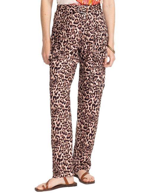 Johnny Was Red Hailey Cargo Pant
