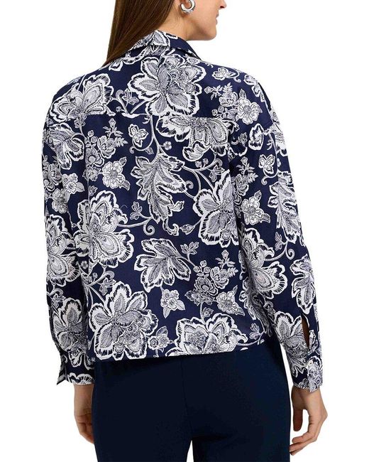 Foxcroft Blue Marina Shirt