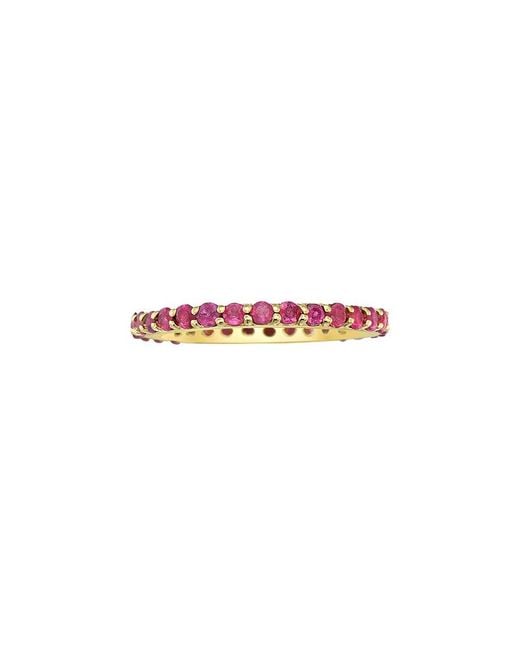 Forever Creations USA Inc. White Forever Creations 14K 1.75 Ct. Tw. Ruby Stackable Eternity Ring