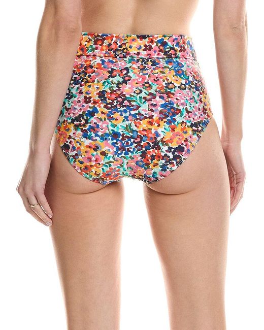 Change of Scenery Blue Side Tie High-Waist Bikini Bottom