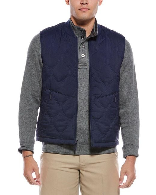 Tommy Bahama Blue Fresno Flip Reversible Vest for men