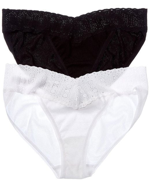 Hanky Panky Black 2pk Eco Rx V-kini