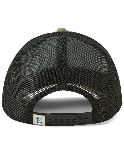 Life Is Good. Green Trucker Hat