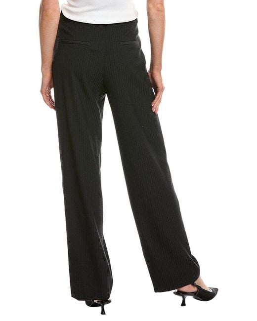 Ba&sh Black Skad Wool-Blend Pant