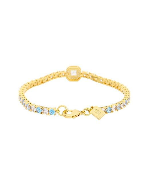 Crystal Haze Jewelry Metallic 18K Plated Cz Statement Necklace