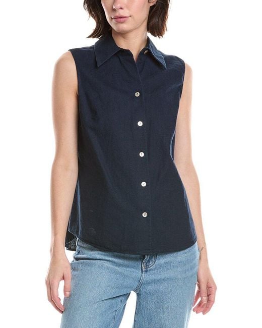 Vince Blue Hemp Shirt