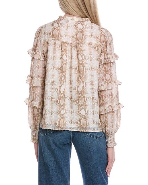 Fate Natural Printed Blouse