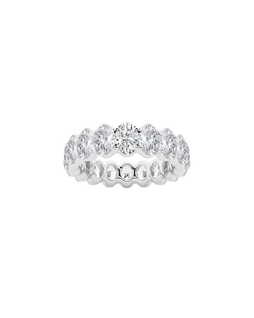 Lab Grown Diamonds White Platinum 4.95 Ct. Tw. Lab-Grown Diamond Eternity Ring