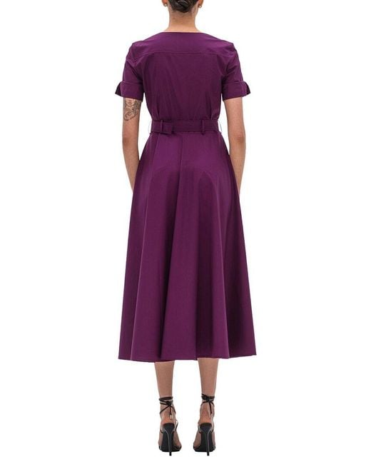 BGL Purple A-Line Dress