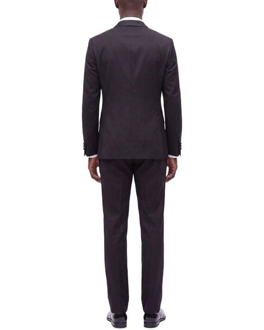 Corneliani Black 2Pc Wool Suit for men